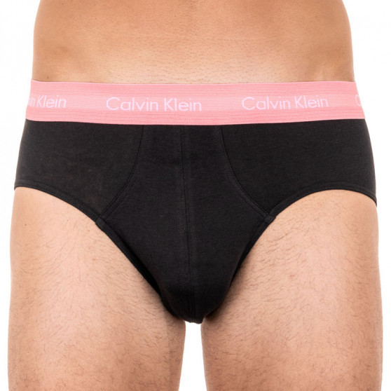 3PACK ανδρικό σλιπ Calvin Klein μαύρο (U2661G-HDL)