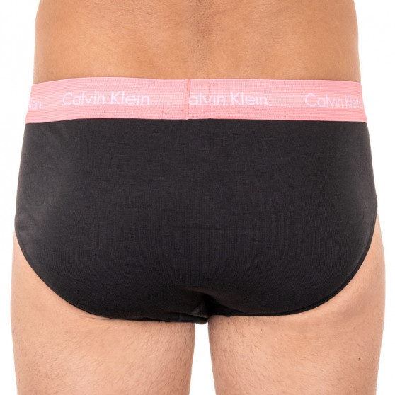 3PACK ανδρικό σλιπ Calvin Klein μαύρο (U2661G-HDL)