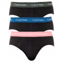 3PACK ανδρικό σλιπ Calvin Klein μαύρο (U2661G-HDL)