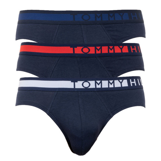 3PACK ανδρικό σλιπ Tommy Hilfiger σκούρο μπλε (UM0UM01227 991)