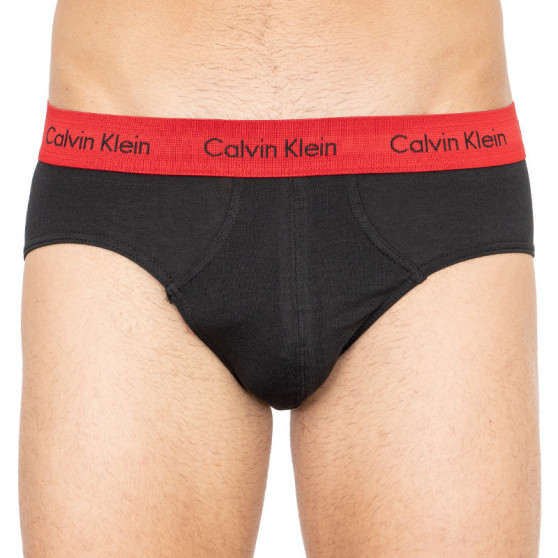 3PACK ανδρικό σλιπ Calvin Klein μαύρο (U2661G-BZP)