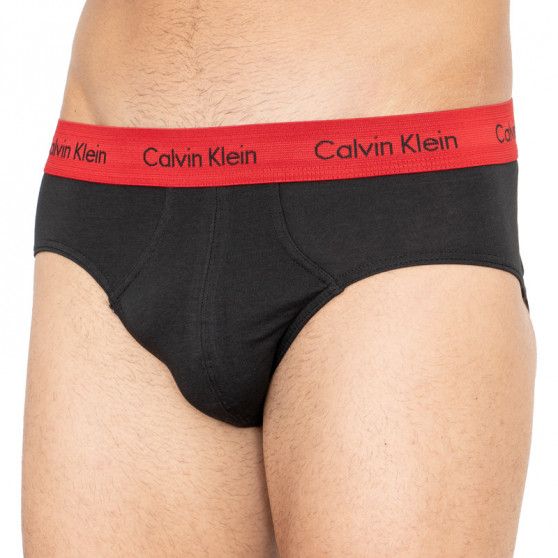 3PACK ανδρικό σλιπ Calvin Klein μαύρο (U2661G-BZP)