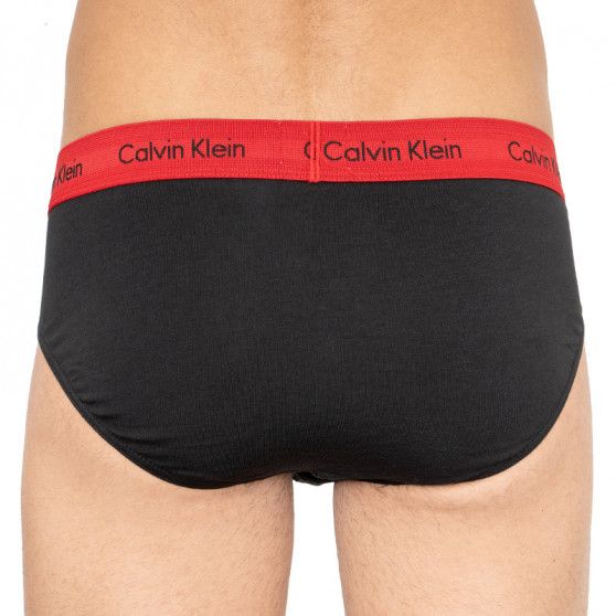 3PACK ανδρικό σλιπ Calvin Klein μαύρο (U2661G-BZP)