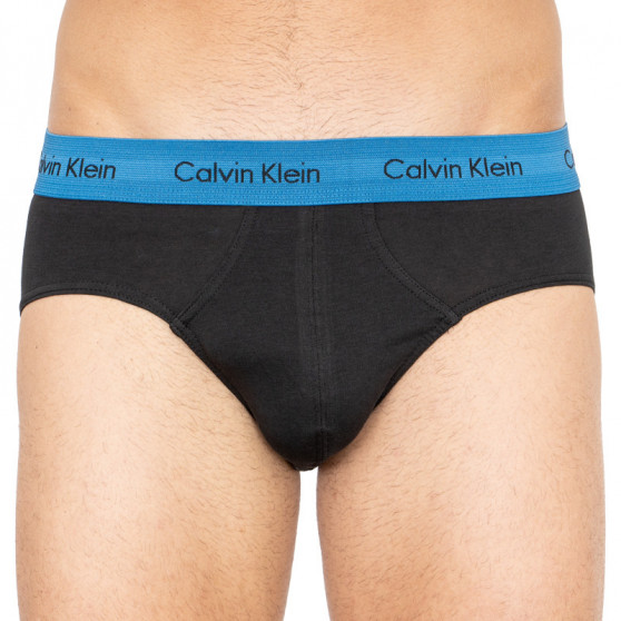 3PACK ανδρικό σλιπ Calvin Klein μαύρο (U2661G-BZP)