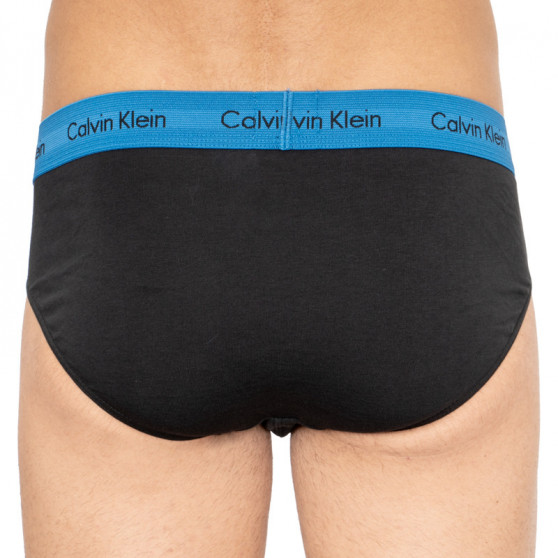 3PACK ανδρικό σλιπ Calvin Klein μαύρο (U2661G-BZP)