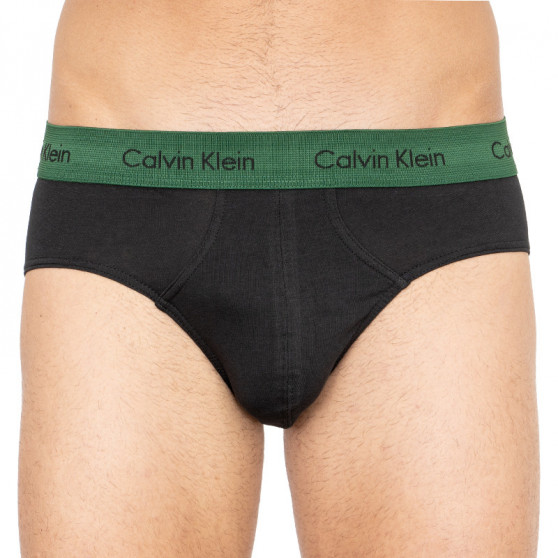 3PACK ανδρικό σλιπ Calvin Klein μαύρο (U2661G-BZP)