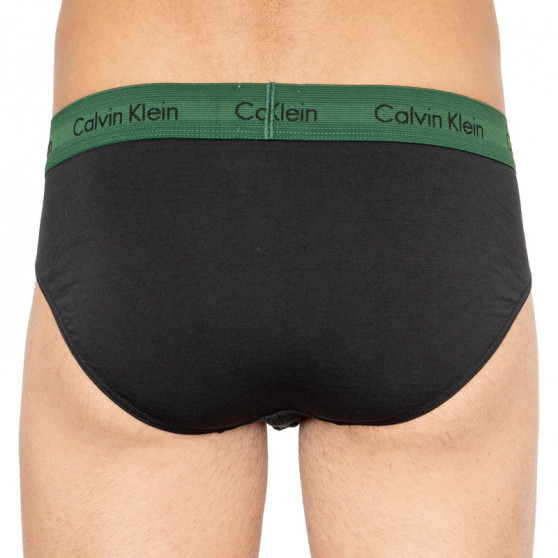 3PACK ανδρικό σλιπ Calvin Klein μαύρο (U2661G-BZP)