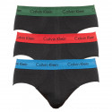 3PACK ανδρικό σλιπ Calvin Klein μαύρο (U2661G-BZP)