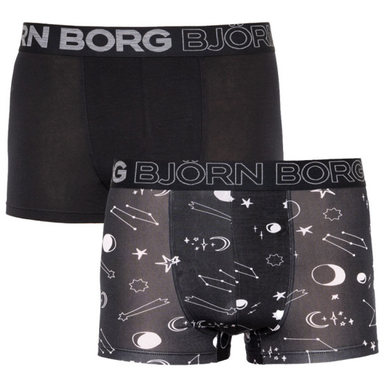 2PACK ανδρικό σορτς μποξεράκι Bjorn Borg μαύρο (1941-1069-90651)