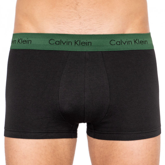 3PACK ανδρικό σορτς μποξεράκι Calvin Klein μαύρο (U2664G-BZP)