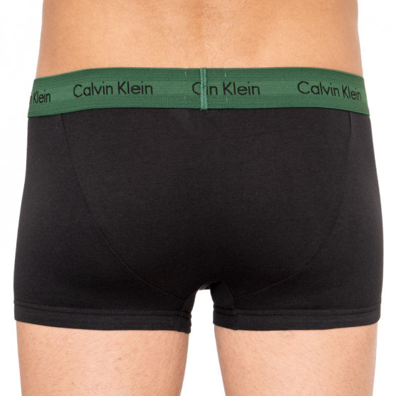 3PACK ανδρικό σορτς μποξεράκι Calvin Klein μαύρο (U2664G-BZP)