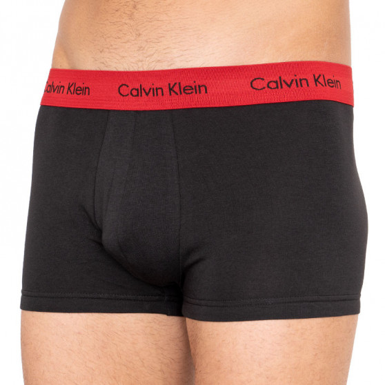 3PACK ανδρικό σορτς μποξεράκι Calvin Klein μαύρο (U2664G-BZP)