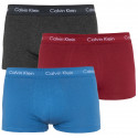 3PACK ανδρικό σορτς μποξεράκι Calvin Klein πολύχρωμο (U2664G-LFV)