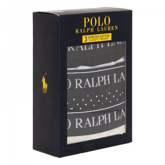 3PACK ανδρικό σορτς μποξεράκι Ralph Lauren πολύχρωμο (714662050058)