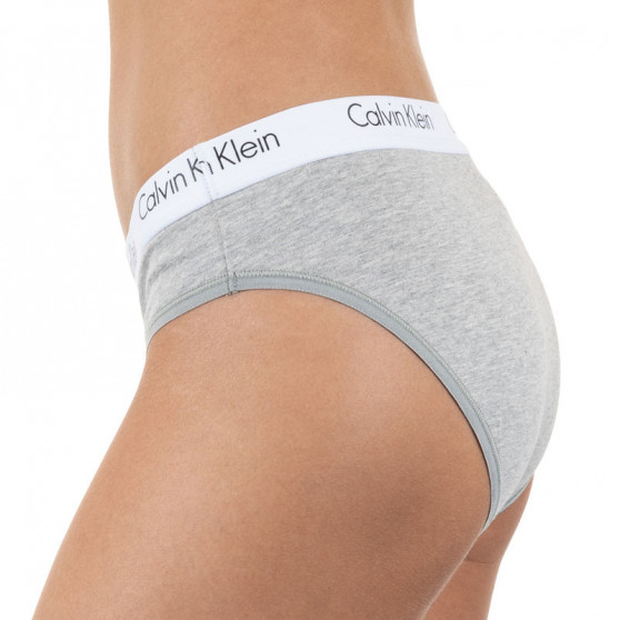 2PACK γυναικεία εσώρουχα Calvin Klein γκρι (QD3584E-020)