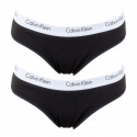 2PACK γυναικεία εσώρουχα Calvin Klein μαύρο (QD3584E-001)