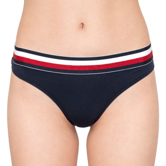 Γυναικείο στρινγκ Tommy Hilfiger σκούρο μπλε (UW0UW00513 416)