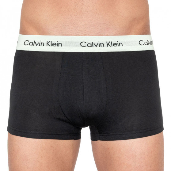 3PACK ανδρικό σορτς μποξεράκι Calvin Klein μαύρο (U2664G-FZH)