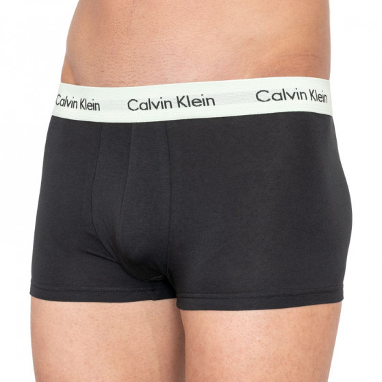 3PACK ανδρικό σορτς μποξεράκι Calvin Klein μαύρο (U2664G-FZH)