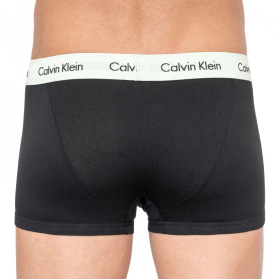 3PACK ανδρικό σορτς μποξεράκι Calvin Klein μαύρο (U2664G-FZH)