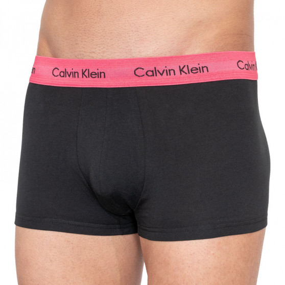 3PACK ανδρικό σορτς μποξεράκι Calvin Klein μαύρο (U2664G-FZH)