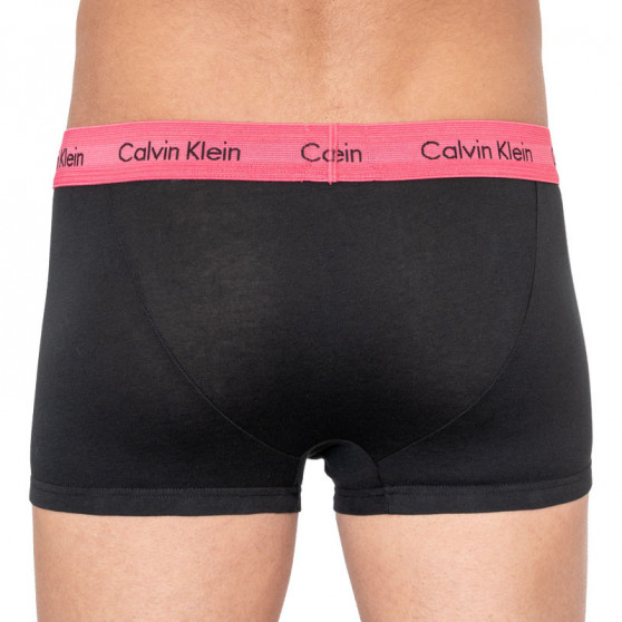 3PACK ανδρικό σορτς μποξεράκι Calvin Klein μαύρο (U2664G-FZH)