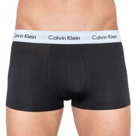 3PACK ανδρικό σορτς μποξεράκι Calvin Klein μαύρο (U2664G-FZH)