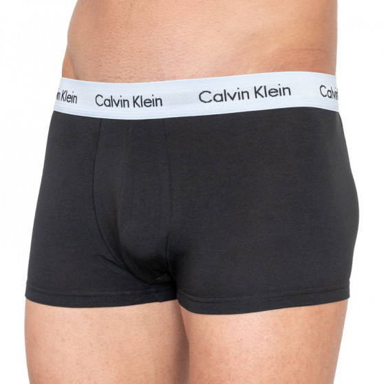 3PACK ανδρικό σορτς μποξεράκι Calvin Klein μαύρο (U2664G-FZH)