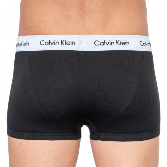 3PACK ανδρικό σορτς μποξεράκι Calvin Klein μαύρο (U2664G-FZH)