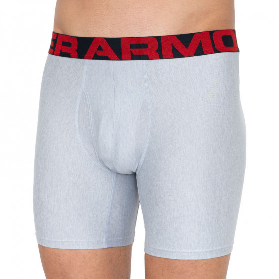 2PACK ανδρικό σορτς μποξεράκι Under Armour γκρι (1327415 011)