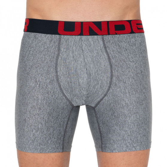 2PACK ανδρικό σορτς μποξεράκι Under Armour γκρι (1327415 011)