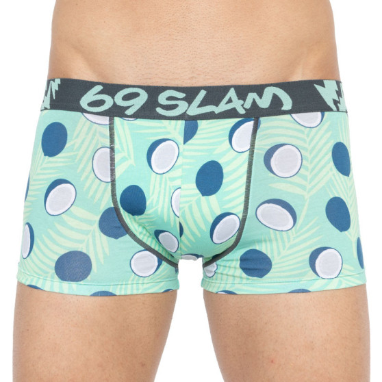 Ανδρικά σορτς μποξεράκια 69SLAM hip bamboo coco blue