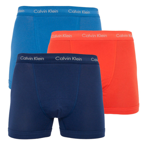 3PACK ανδρικό σορτς μποξεράκι Calvin Klein πολύχρωμο (U2662G-WEU)