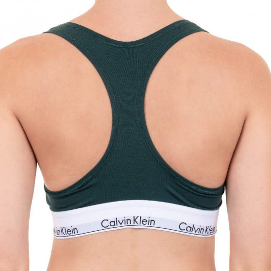 Γυναικείο σουτιέν Calvin Klein σκούρο πράσινο (F3785E-CP2)