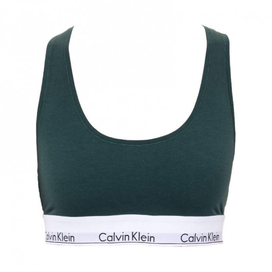 Γυναικείο σουτιέν Calvin Klein σκούρο πράσινο (F3785E-CP2)