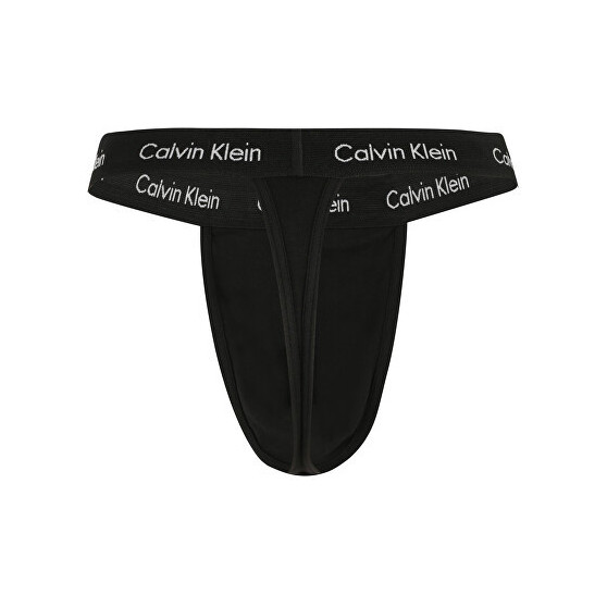 2PACK ανδρικό στρινγκ Calvin Klein μαύρο (NB2208A-001)