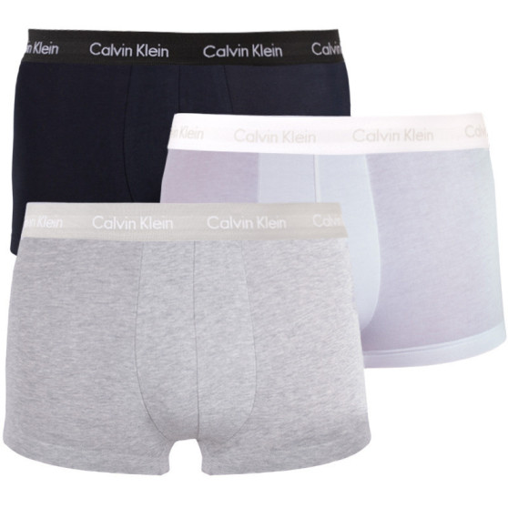 3PACK ανδρικό σορτς μποξεράκι Calvin Klein πολύχρωμο (NB2666A-MPI)