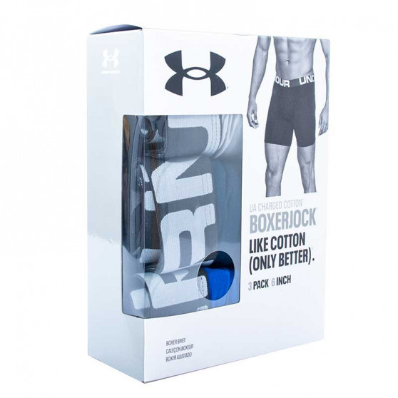 3PACK ανδρικό σορτς μποξεράκι Under Armour πολύχρωμο (1363617 600)