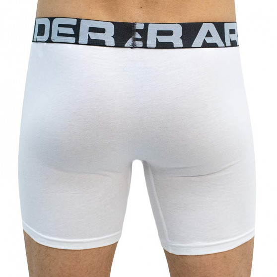 3PACK ανδρικό σορτς μποξεράκι Under Armour λευκό (1363617 100)