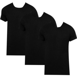 3PACK ανδρικό t-shirt Calvin Klein μαύρο (NB4011E-001)