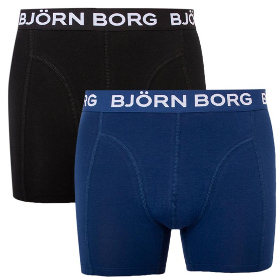 2PACK ανδρικό σορτς μποξεράκι Bjorn Borg πολύχρωμο (9999-1005-70101)