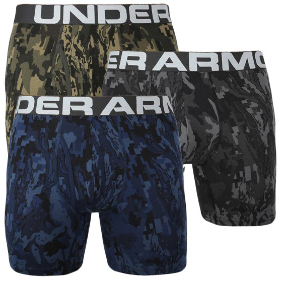 3PACK ανδρικό σορτς μποξεράκι Under Armour oversized πολύχρωμο (1363615 002)