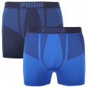 2PACK ανδρικό σορτσάκι μποξεράκι Puma sport blue (100001255 001)