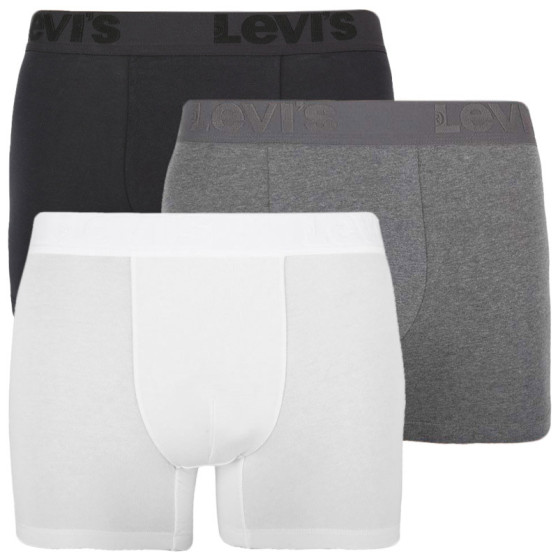 3PACK ανδρικό σορτς μποξεράκι Levis πολύχρωμο (905045001 010)