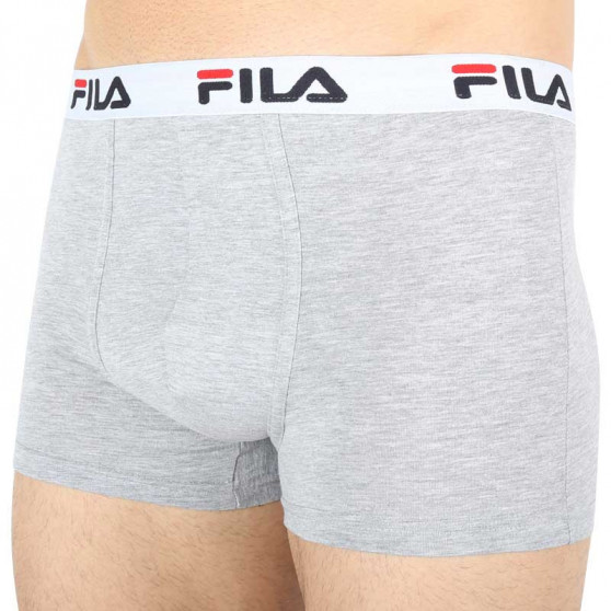 2PACK ανδρικό σορτς μποξεράκι Fila γκρι (FU5016/2-400)