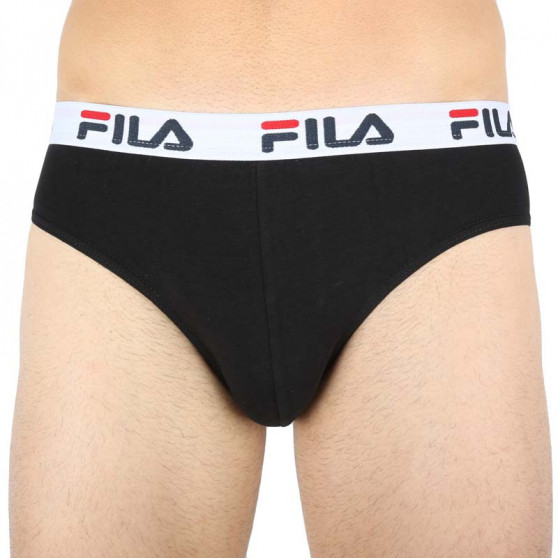 2PACK ανδρικό σλιπ Fila μαύρο (FU5015/2-200)