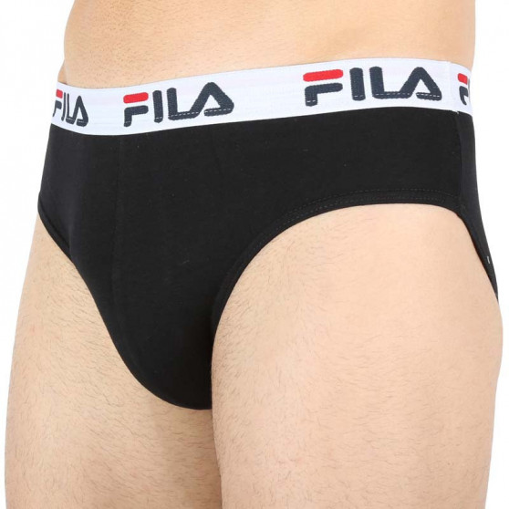 2PACK ανδρικό σλιπ Fila μαύρο (FU5015/2-200)