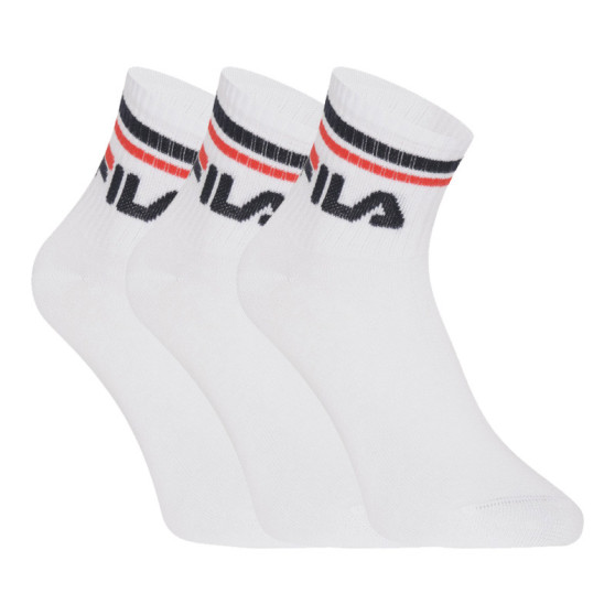 3PACK κάλτσες Fila λευκές (F9398-300)