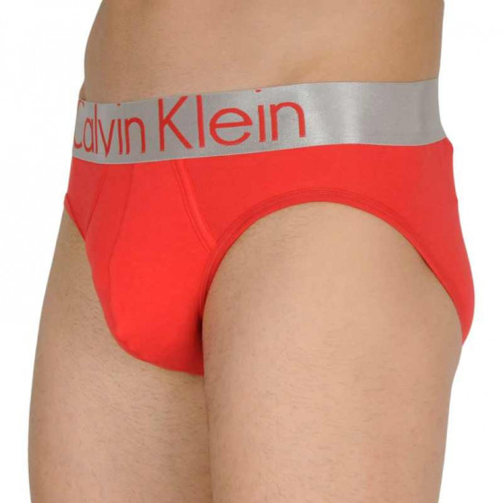 3PACK ανδρικό σλιπ Calvin Klein πολύχρωμο (NB2452A-KHX)