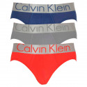 3PACK ανδρικό σλιπ Calvin Klein πολύχρωμο (NB2452A-KHX)